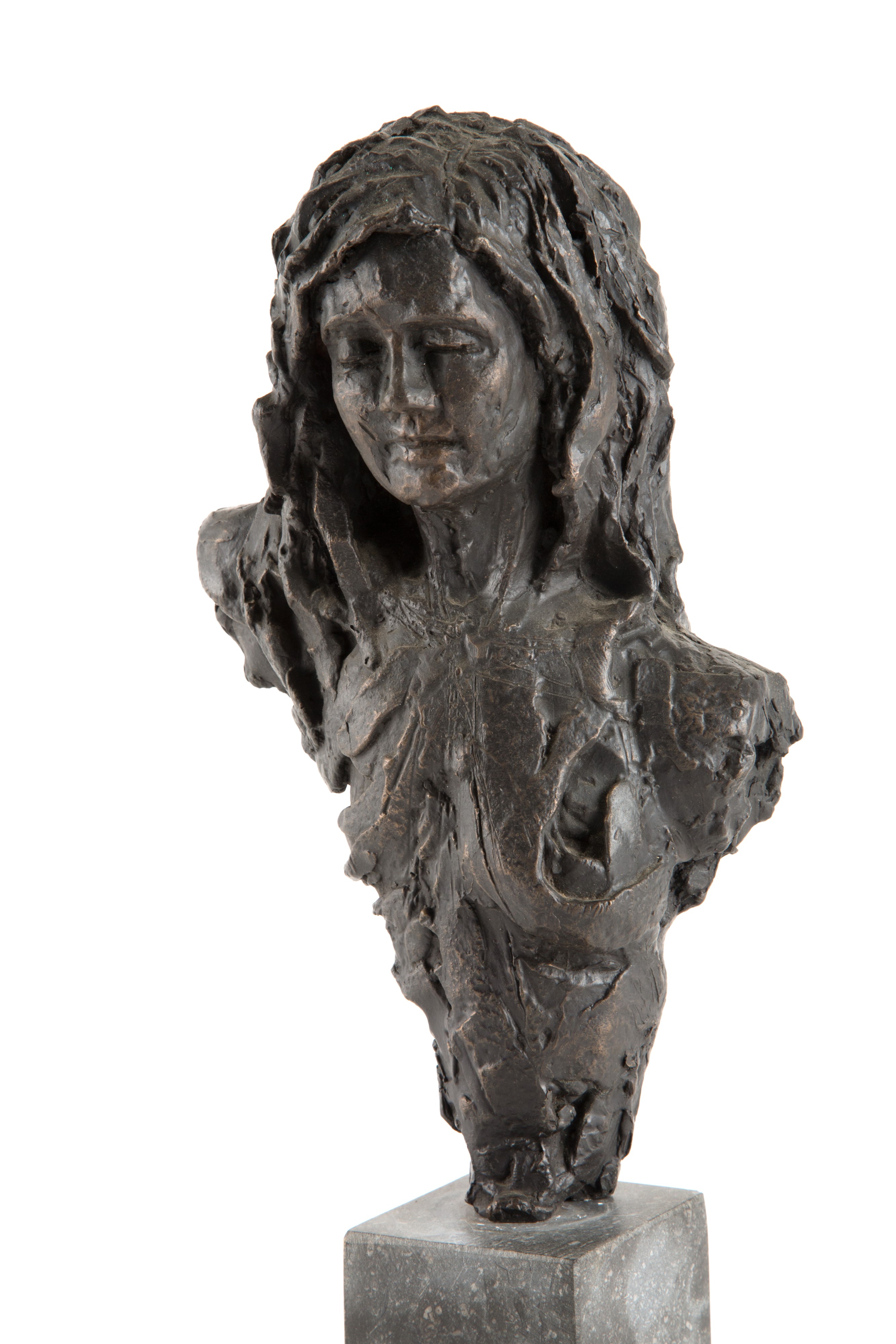 Scultura in Bronzo "busto di Donna"