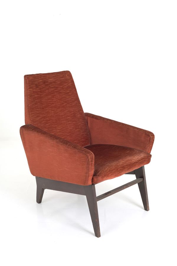 VITTORIO DASSI - Velvet armchair
