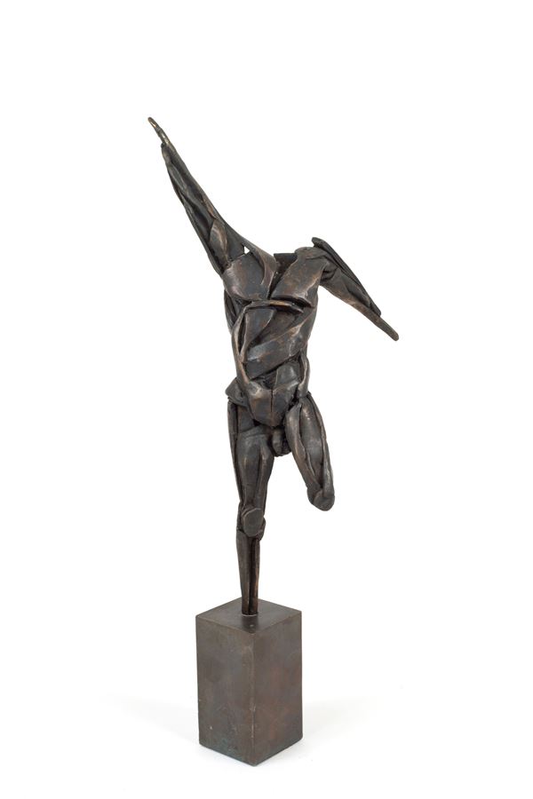 PETER VAN DAMME - Scultura in bronzo "FIGUUR"