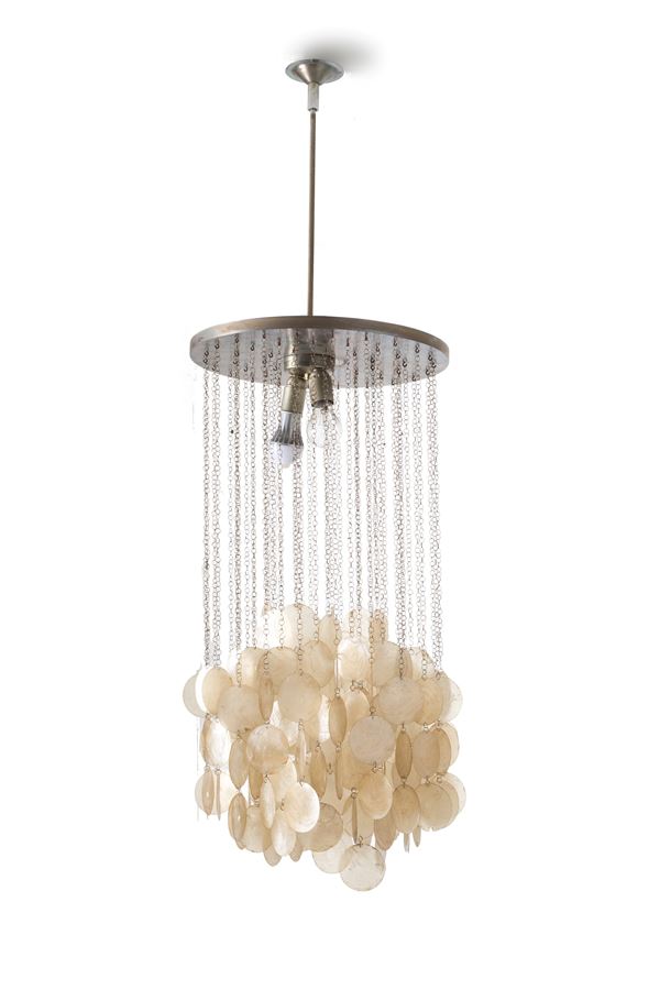Mother of pearl chandelier