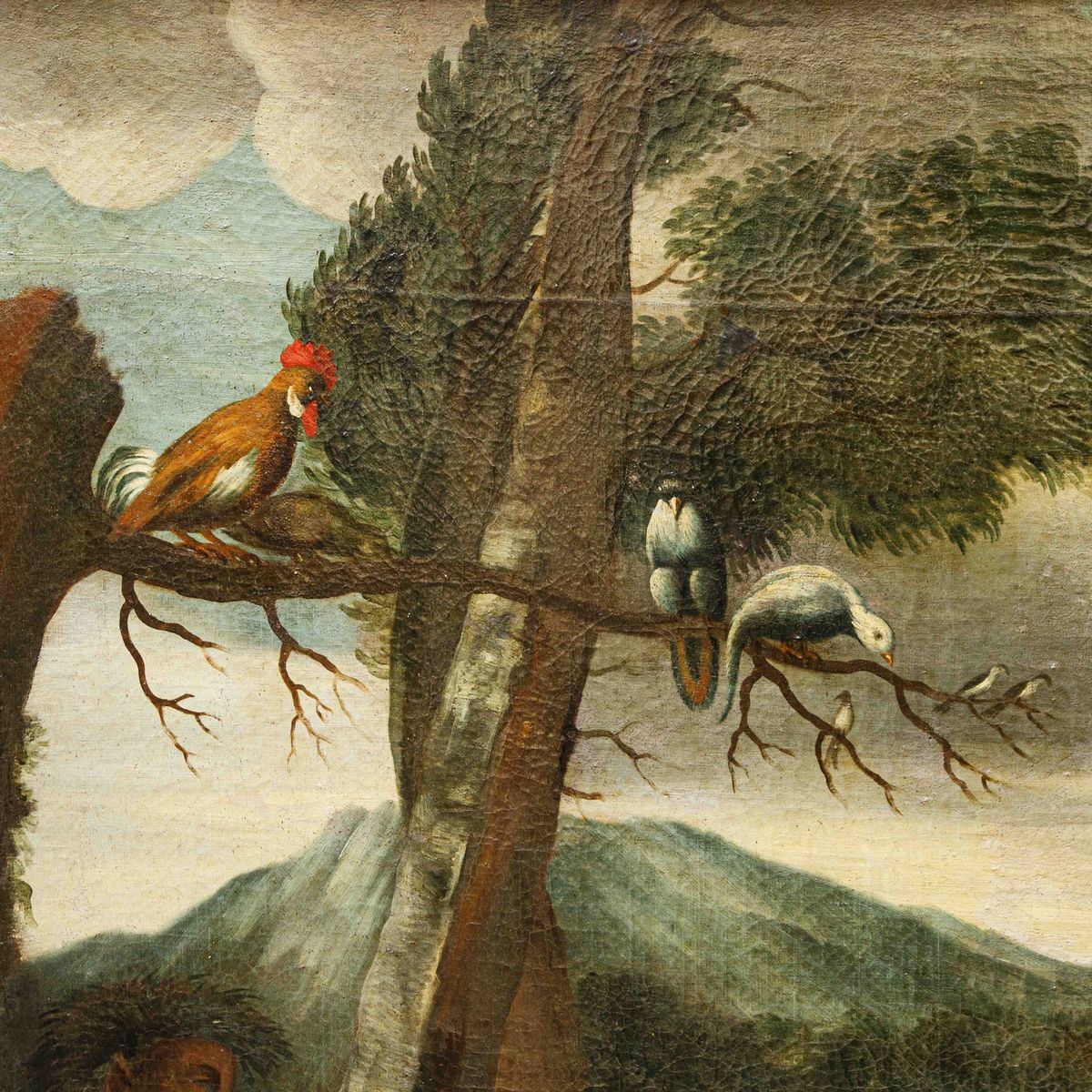 Dipinto "orfeo Incanta gli Animali"