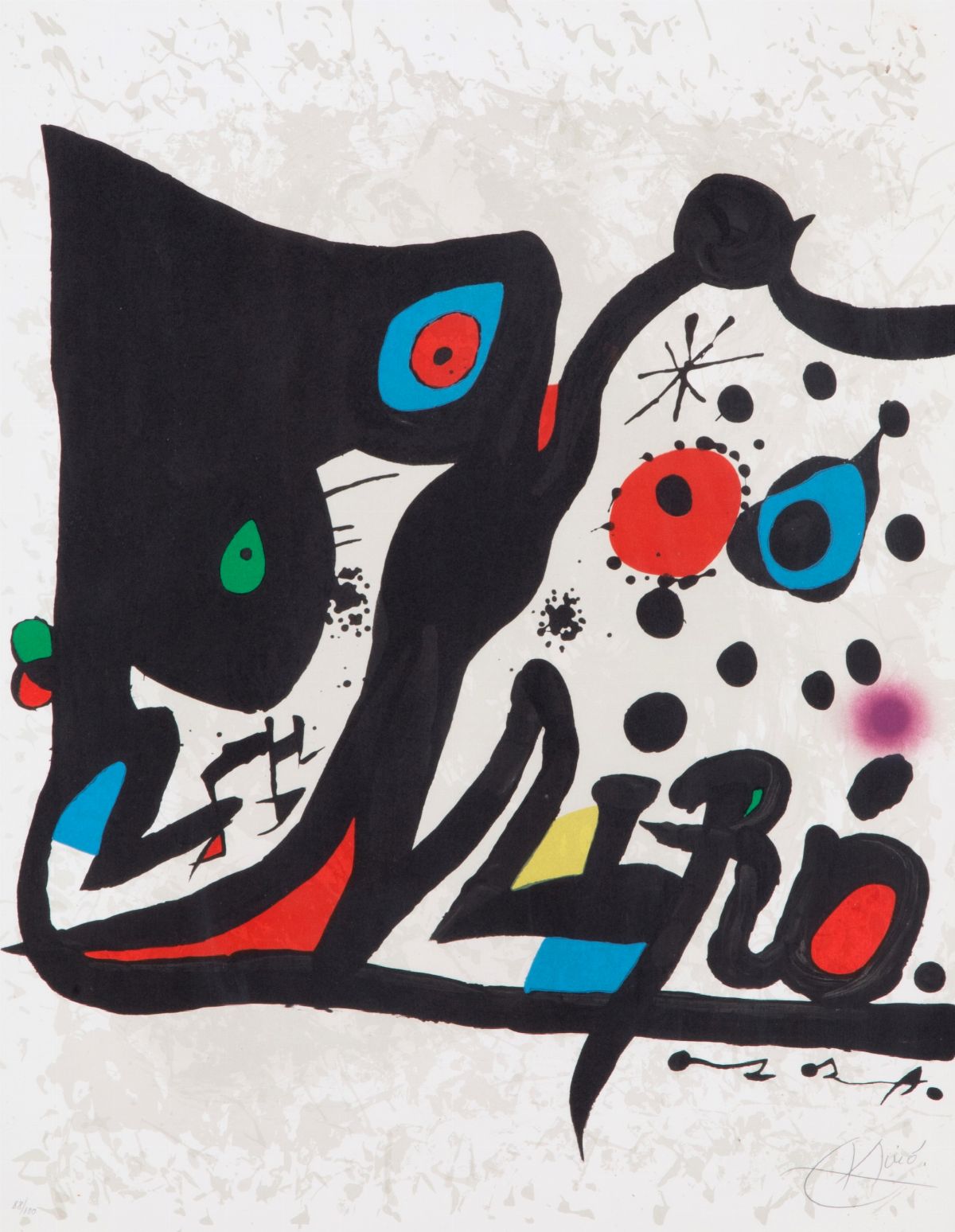 Joan Miro' - Litografia "livres Illustres Et Lithographes"
