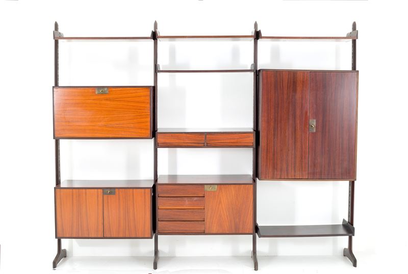 Libreria modulare autoportante