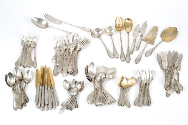 Silver cutlery set