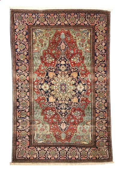 Tappeto Kashan Mohtashem, Persia, circa 1900