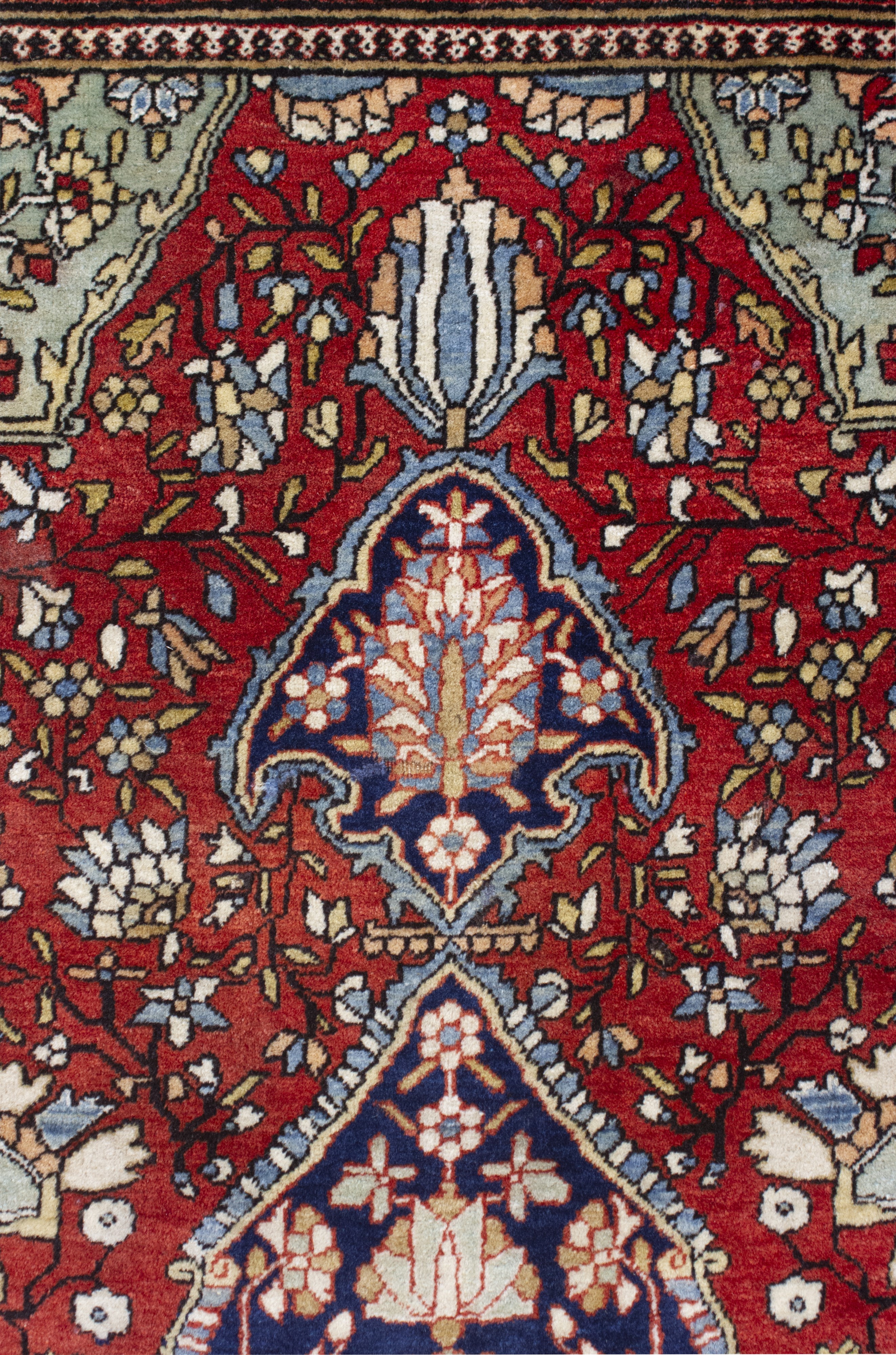 Tappeto Kashan Mohtashem, Persia, circa 1900, 203x128 cm