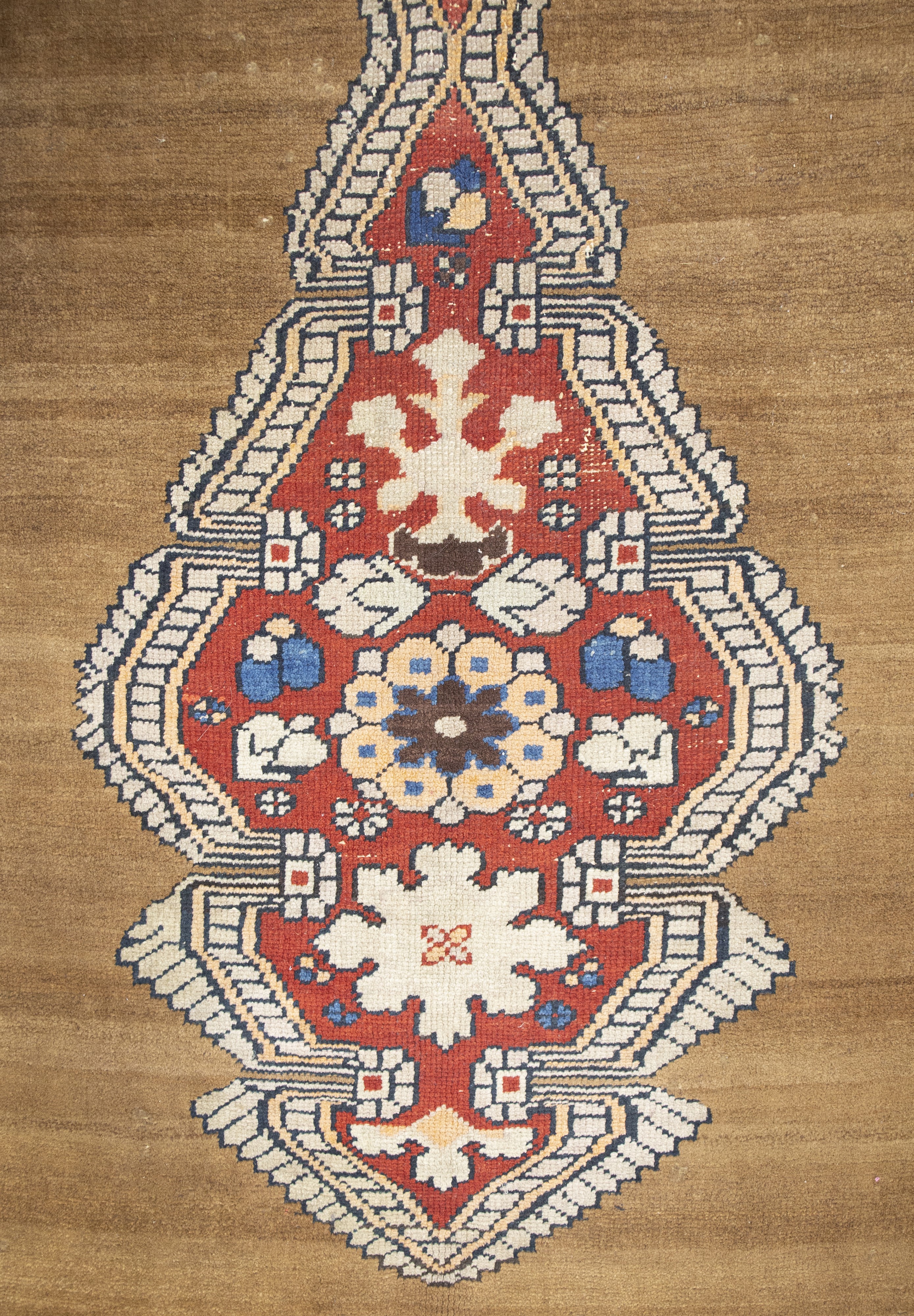 Tappeto Henegun persiano, fine XIX secolo, 338×165 cm ca.
