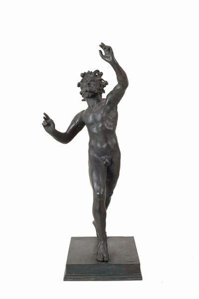 Scultura in Bronzo "fauno Danzante"