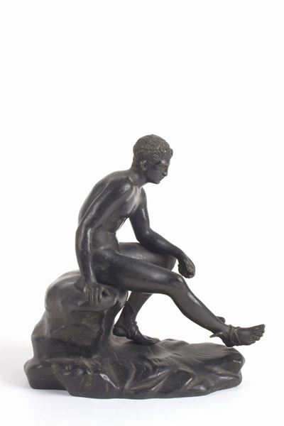 Scultura in Bronzo "hermes a Riposo"