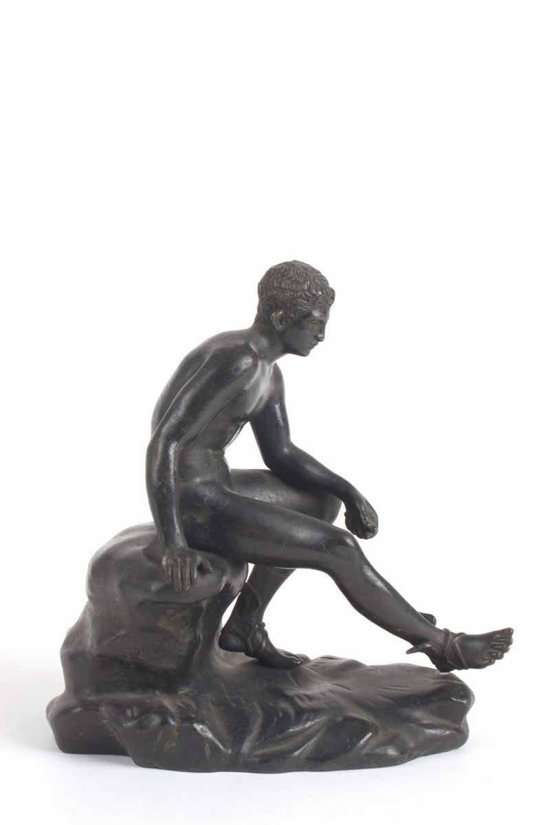 Scultura in Bronzo "hermes a Riposo"