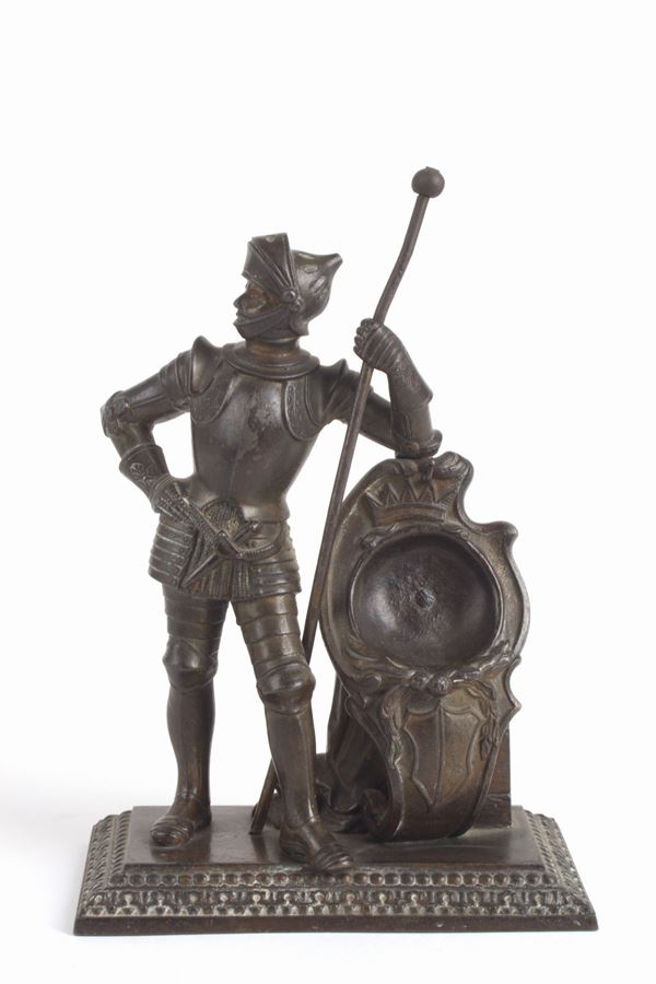 Bronze sculpture "MAN AT ARMS"