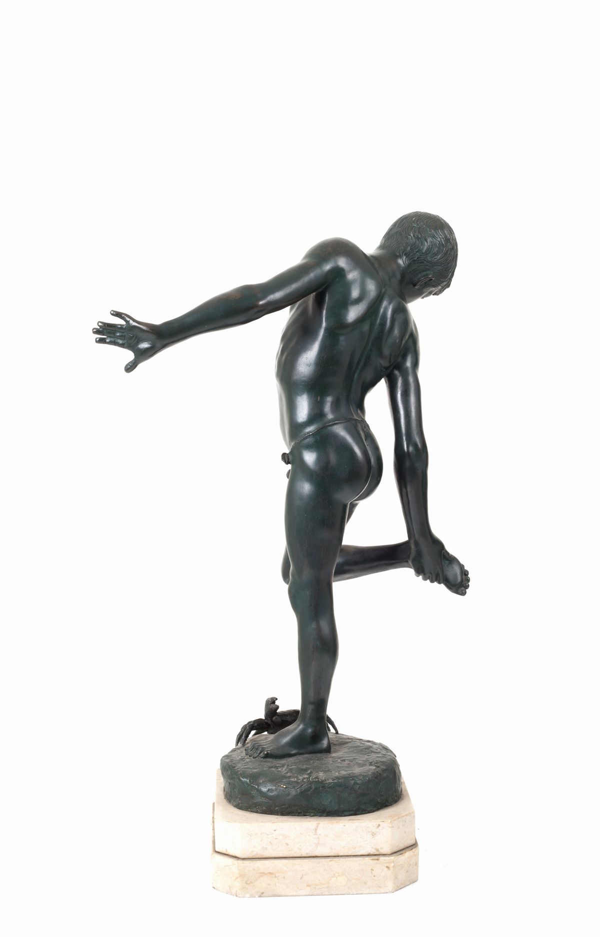 Annibale De Lotto - Scultura in Bronzo "ragazzo Morso dal Granchio"