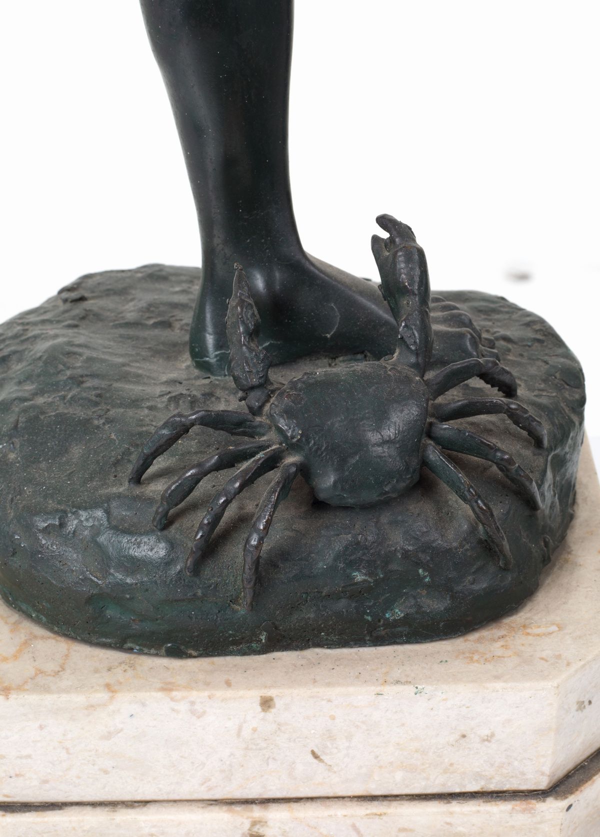 Annibale De Lotto - Scultura in Bronzo "ragazzo Morso dal Granchio"