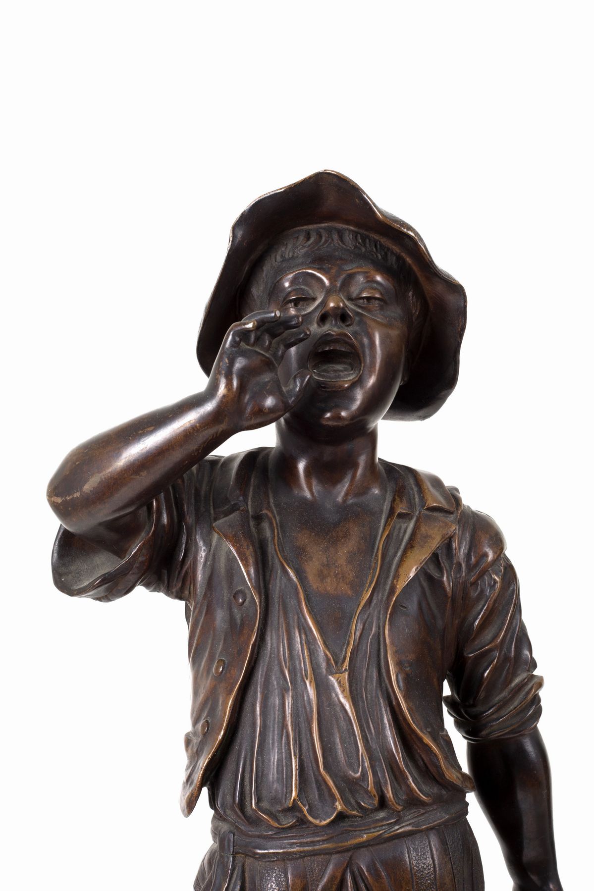 Paul Dubois - Scultura in Bronzo "il Portatore D'acqua"