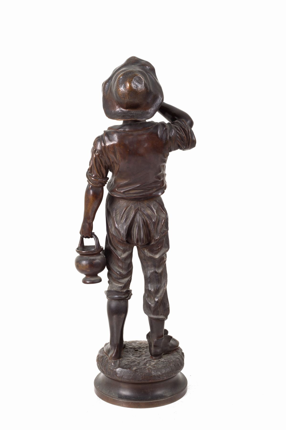 Paul Dubois - Scultura in Bronzo "il Portatore D'acqua"