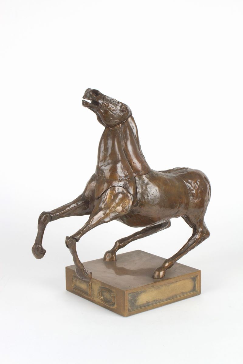 Bruno Cassinari, Miguel Ortiz Berrocal - Scultura "il Cavallo 1973"