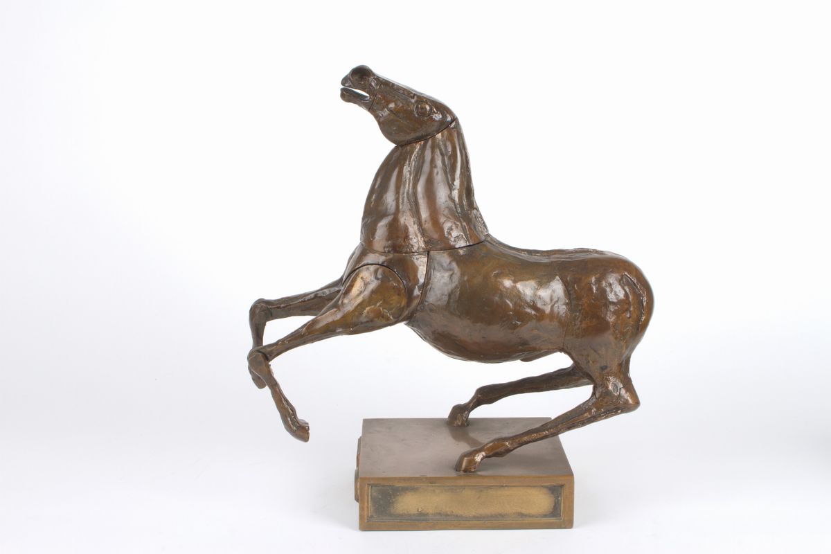 Bruno Cassinari, Miguel Ortiz Berrocal - Scultura "il Cavallo 1973"
