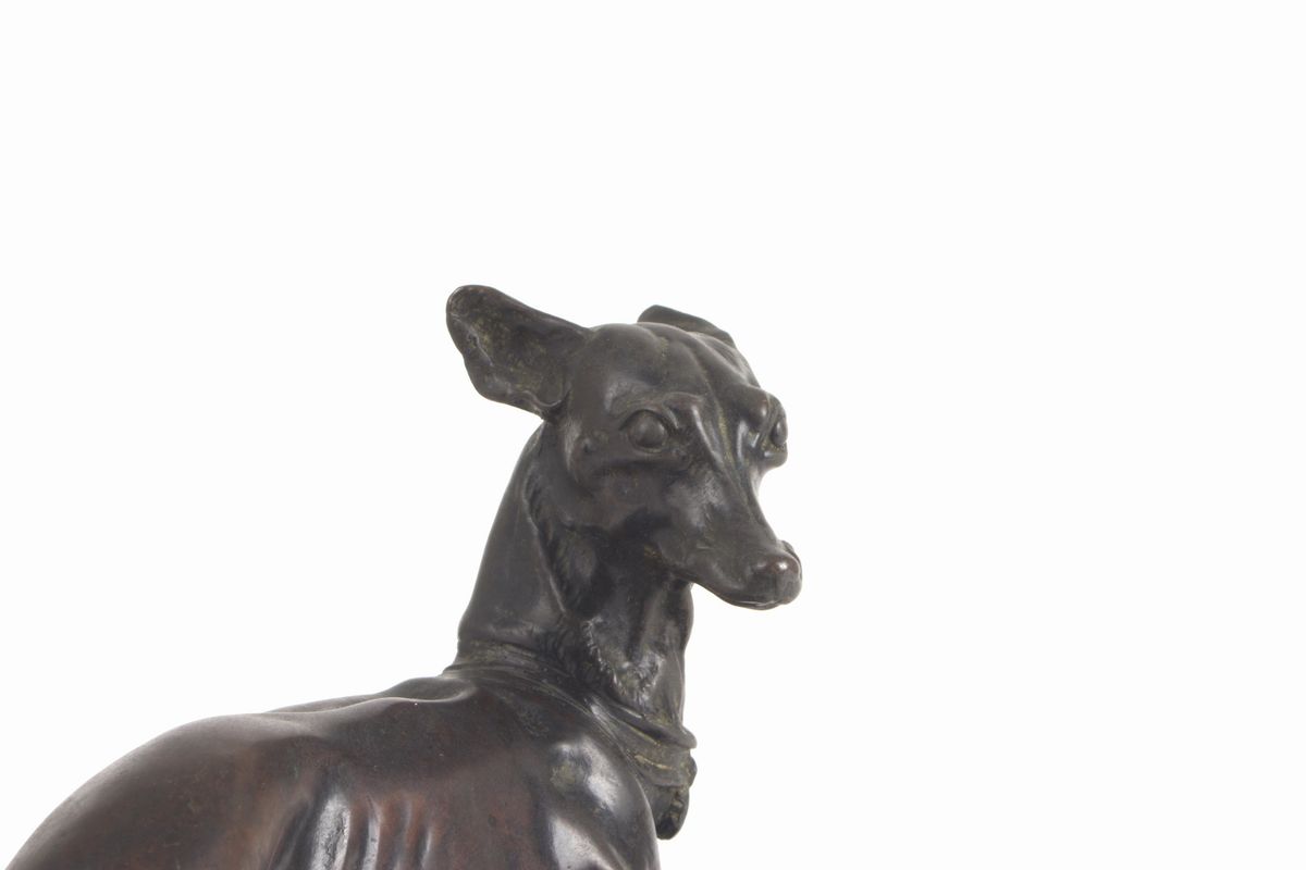 Coppia di Sculture "levrieri"