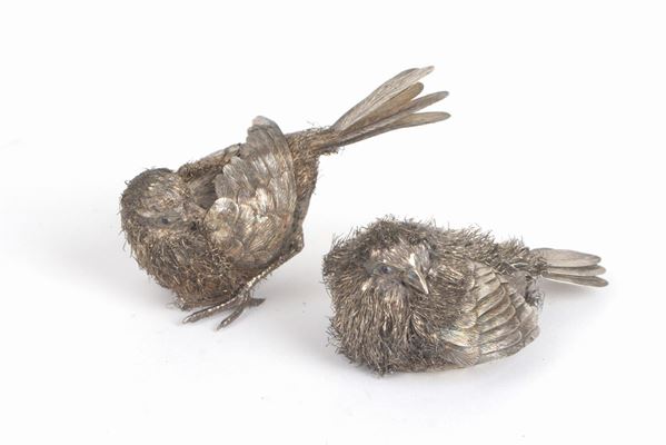 Two BUCCELLATI birds