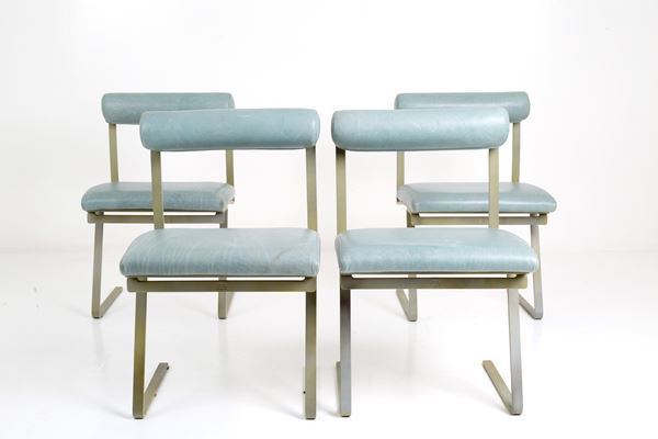 JOE COLOMBO - Four Roll chairs for SORMANI