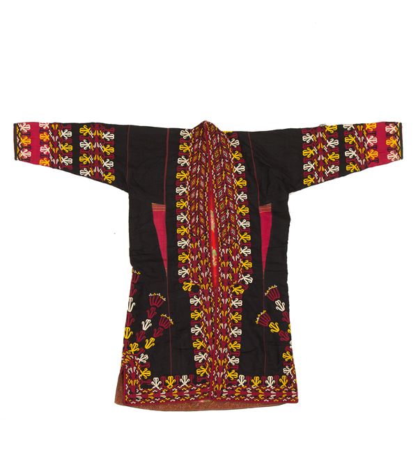 Chyrpy ceremonial dress. Tekke tribe, Western Turkmenistan