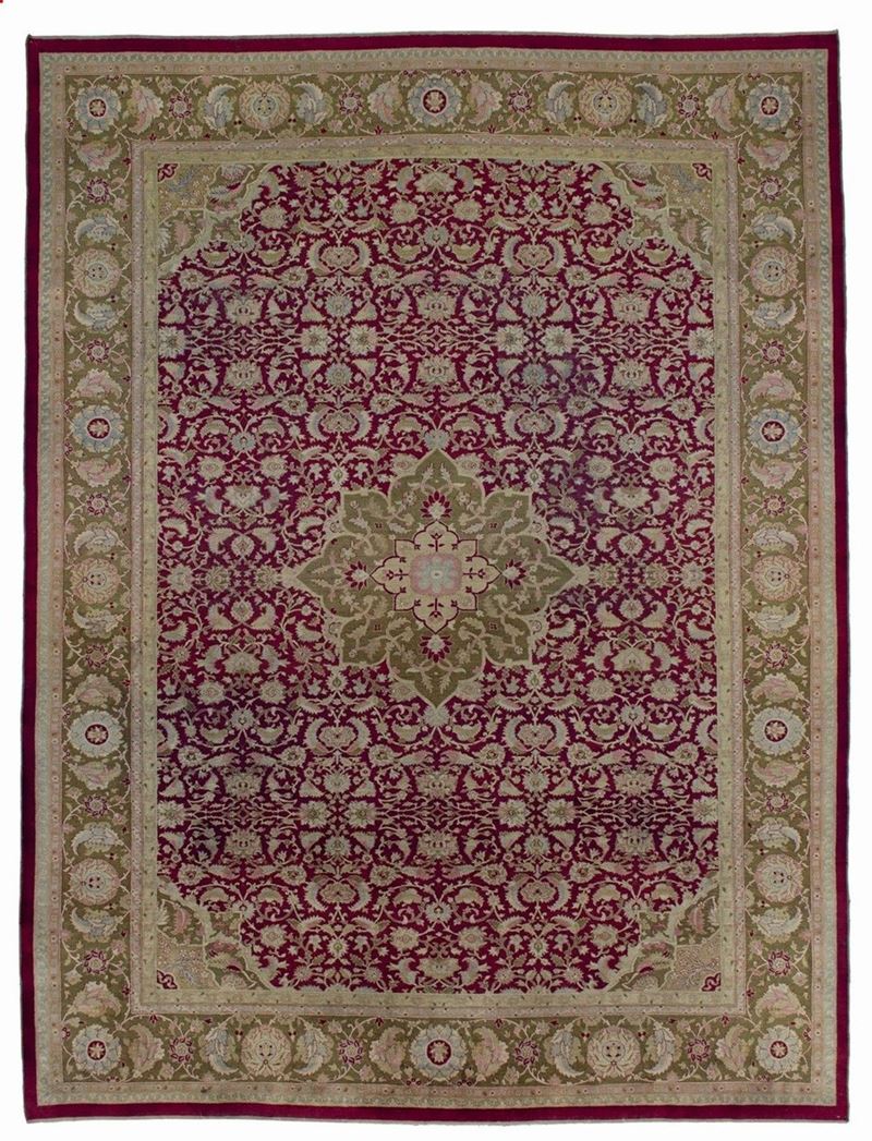 Tappeto Amritsar, India, fine XIX secolo