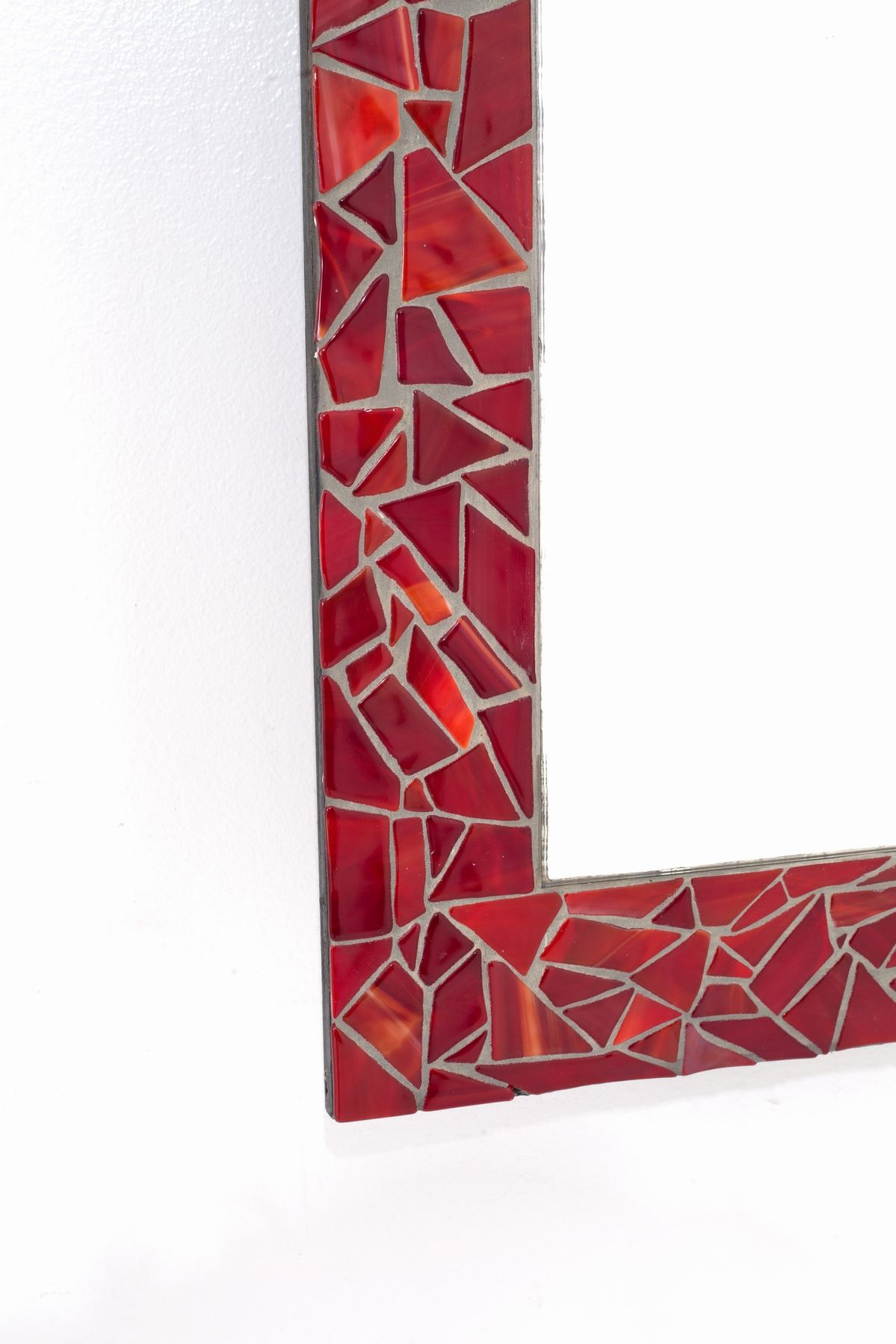 Specchio con Cornice Rossa