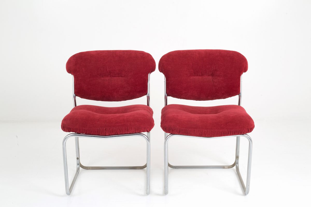 Coppia di Sedie Rosse