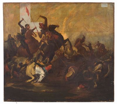 Dipinto "battaglia"