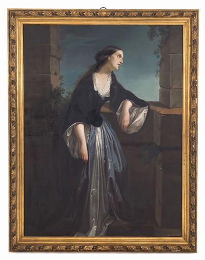 Dipinto "gentildonna al Balcone"
