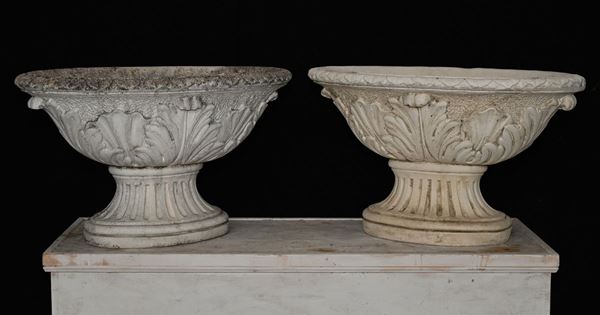 Coppia di vasi ovali  - Asta  MILANO DECOR - Antiques, Fine Art, Wine & Design Auction - Viscontea Casa d'Aste