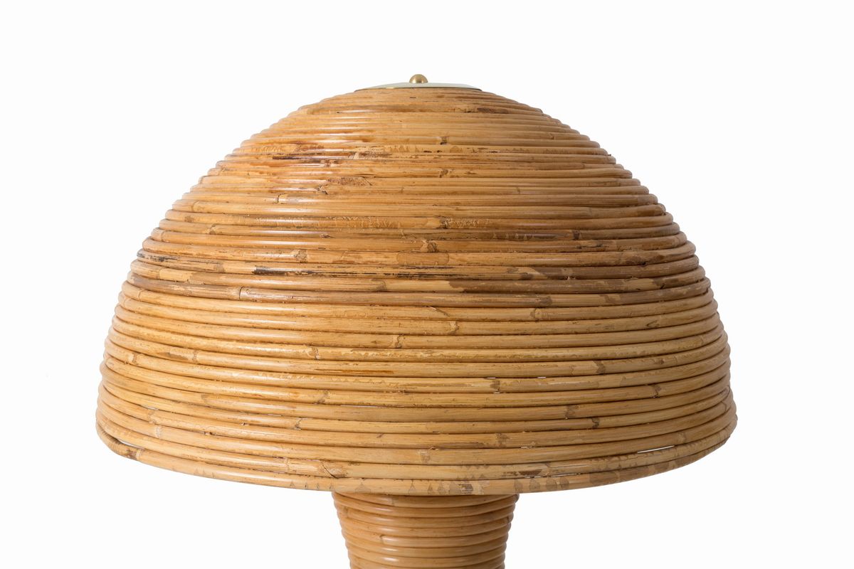 Lampada da Tavolo in Midollino