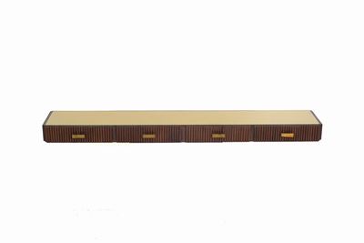 Consolle Pensile in Legno a Dentelli