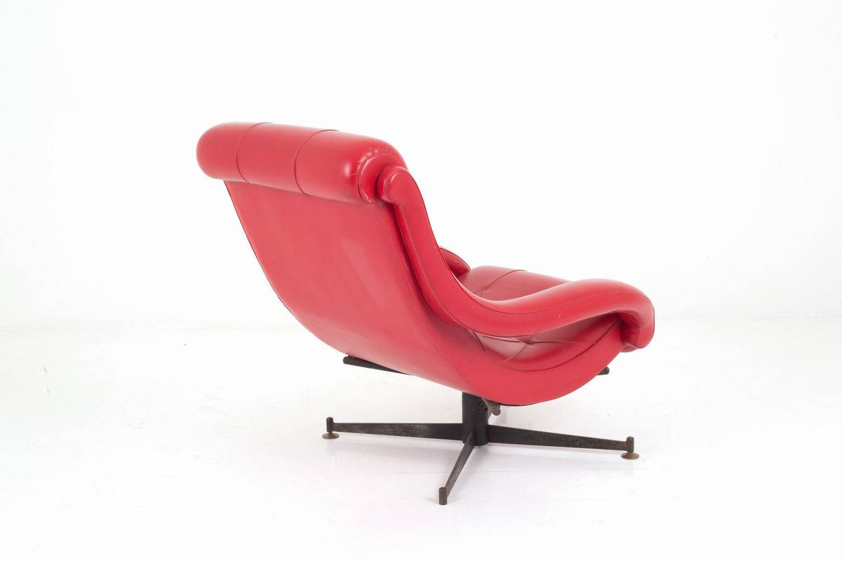 Grande Poltrona in Sky Rosso
