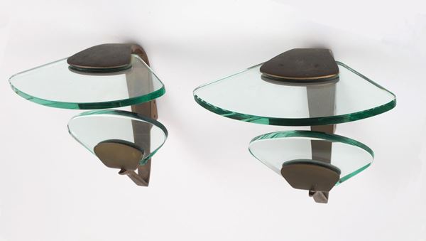 MAX INGRAND - Two coat hangers mod. 1771 for FONTANA ARTE