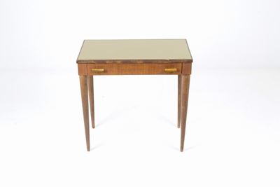 Scrittoietto in Legno con Piano in Vetro