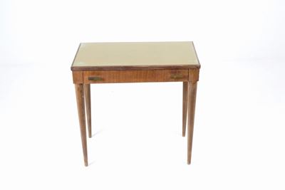 Scrittoietto in Legno con Piano in Vetro