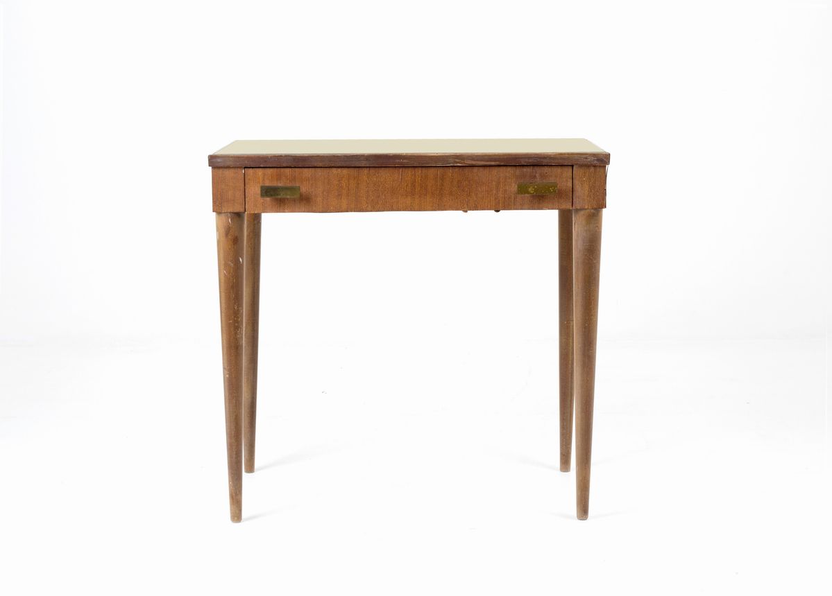 Scrittoietto in Legno con Piano in Vetro