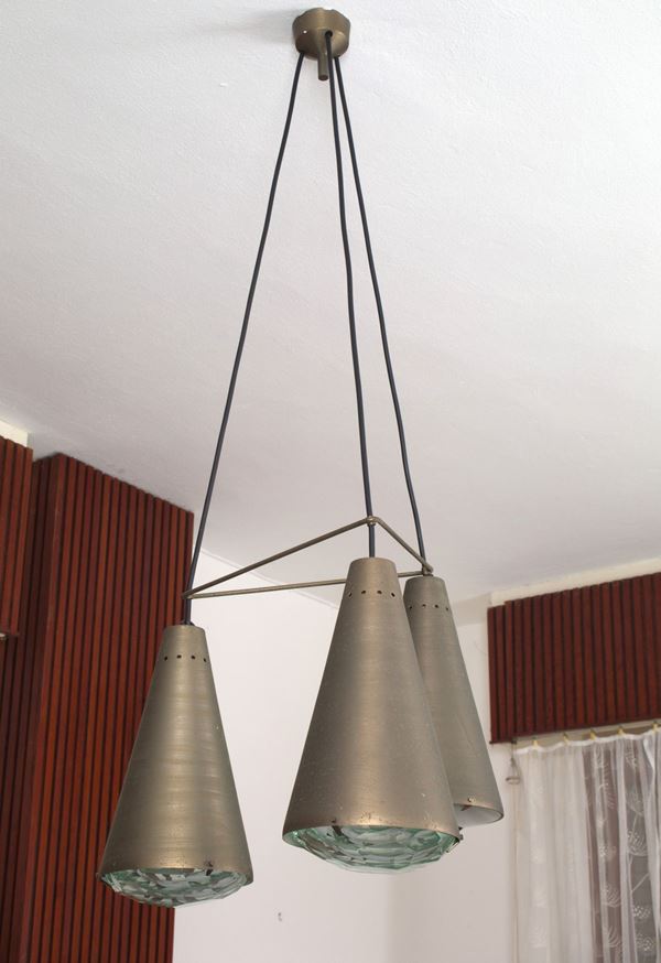 MAX INGRAND - Lampadario mod. 2126 per FONTANA ARTE
