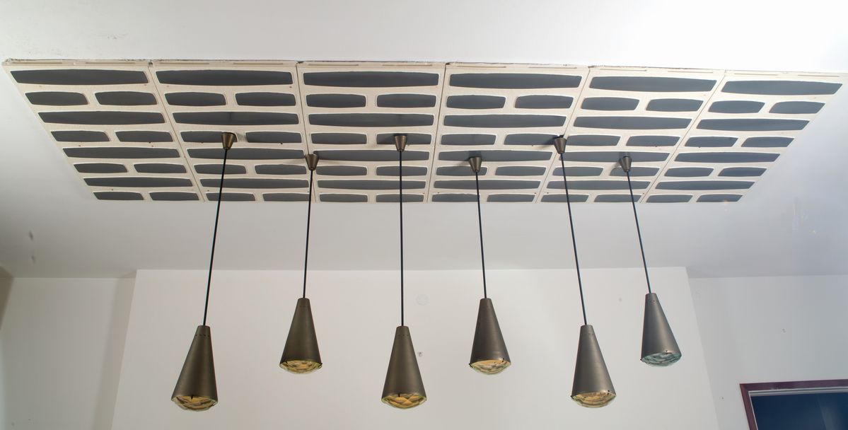 Max Ingrand - Lampadario Mod. 1995 per Fontana Arte