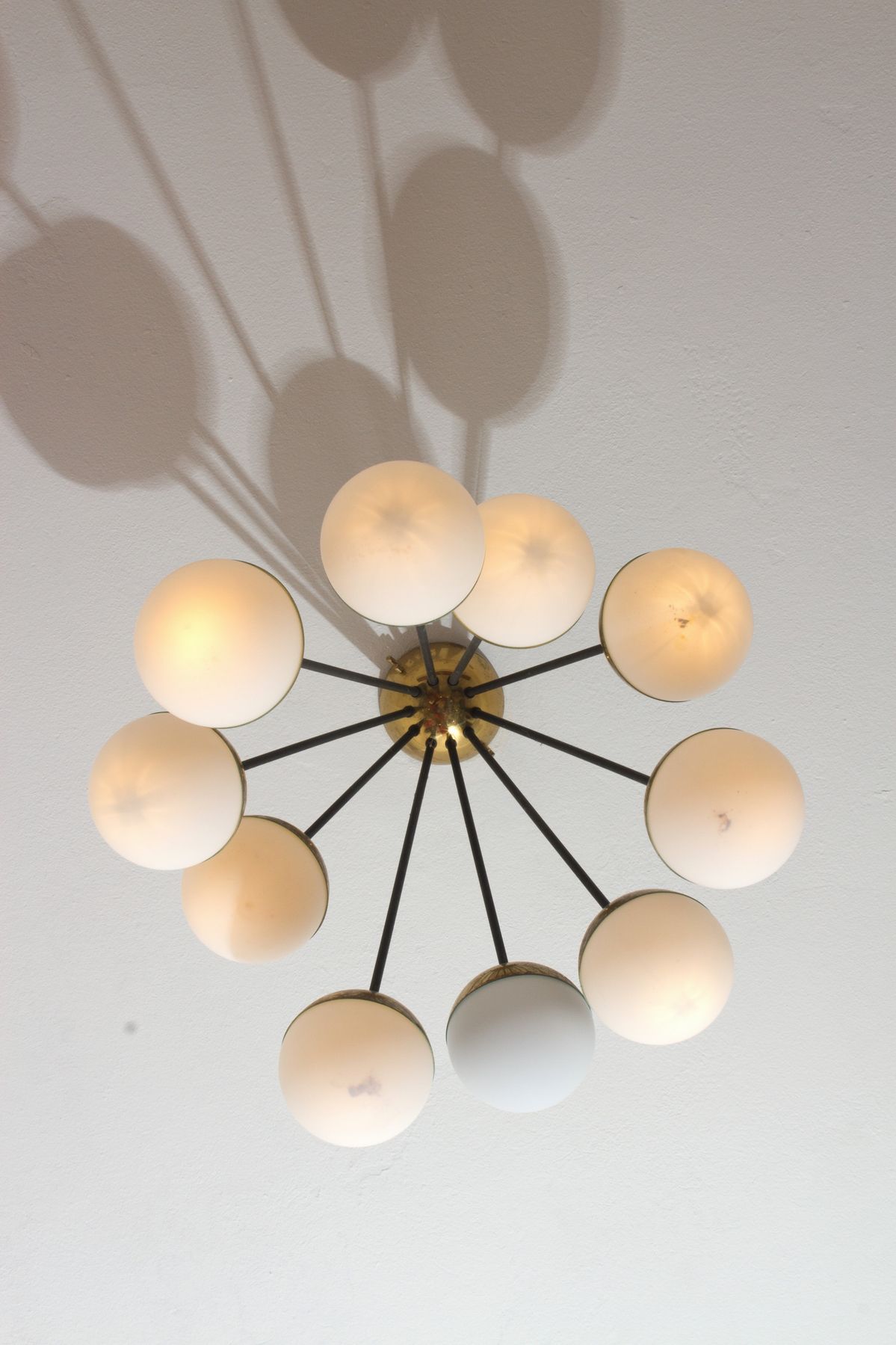 Lampada a Sospensione Dieci Luci Galassia. Stilnovo