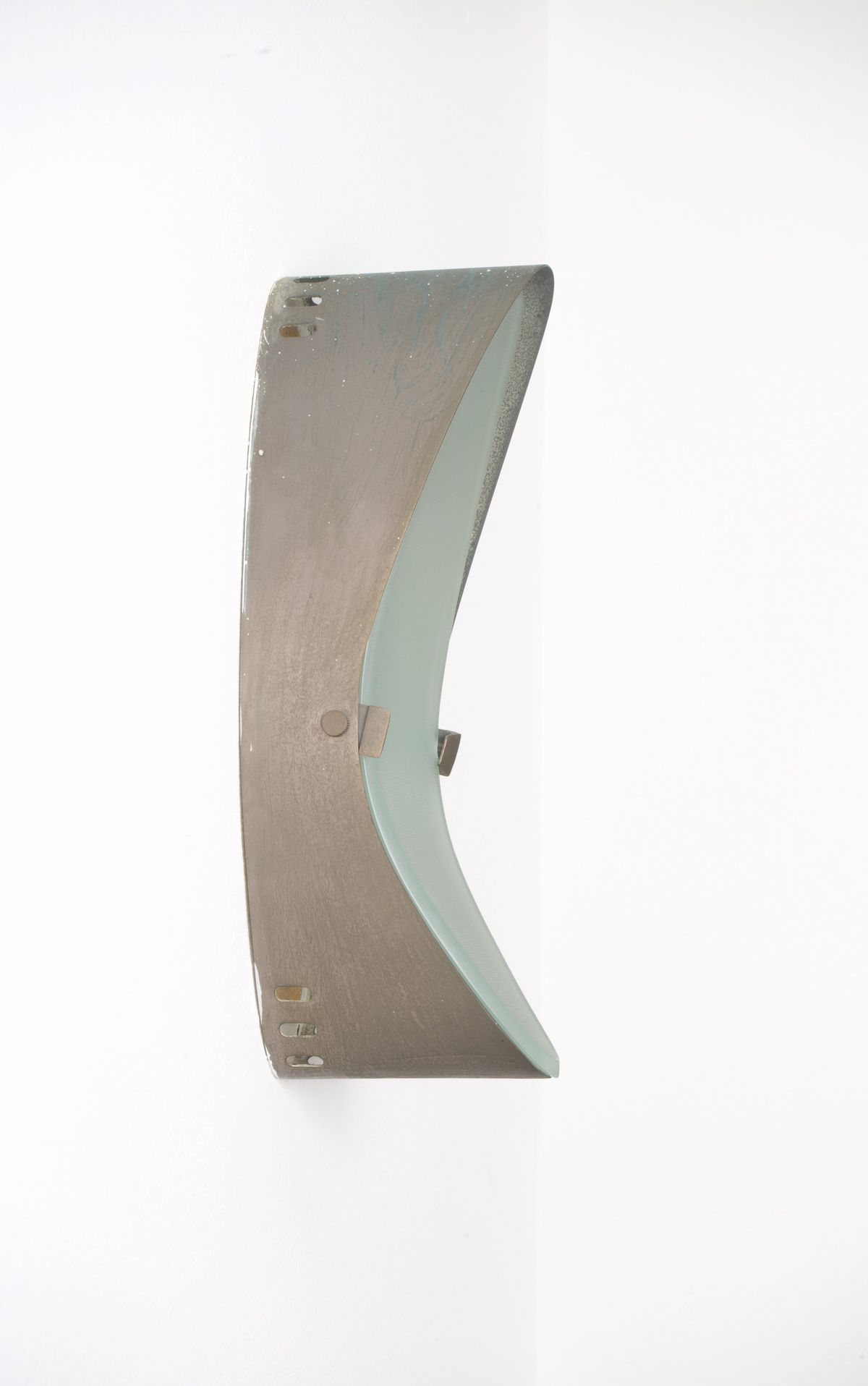 Max Ingrand - Applique in Ottone Zincato. Fontana Arte