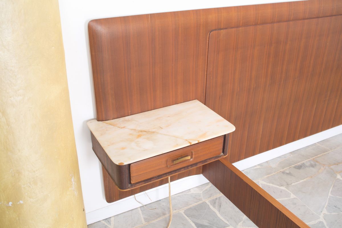 Letto Matrimoniale con Comodini Pensili