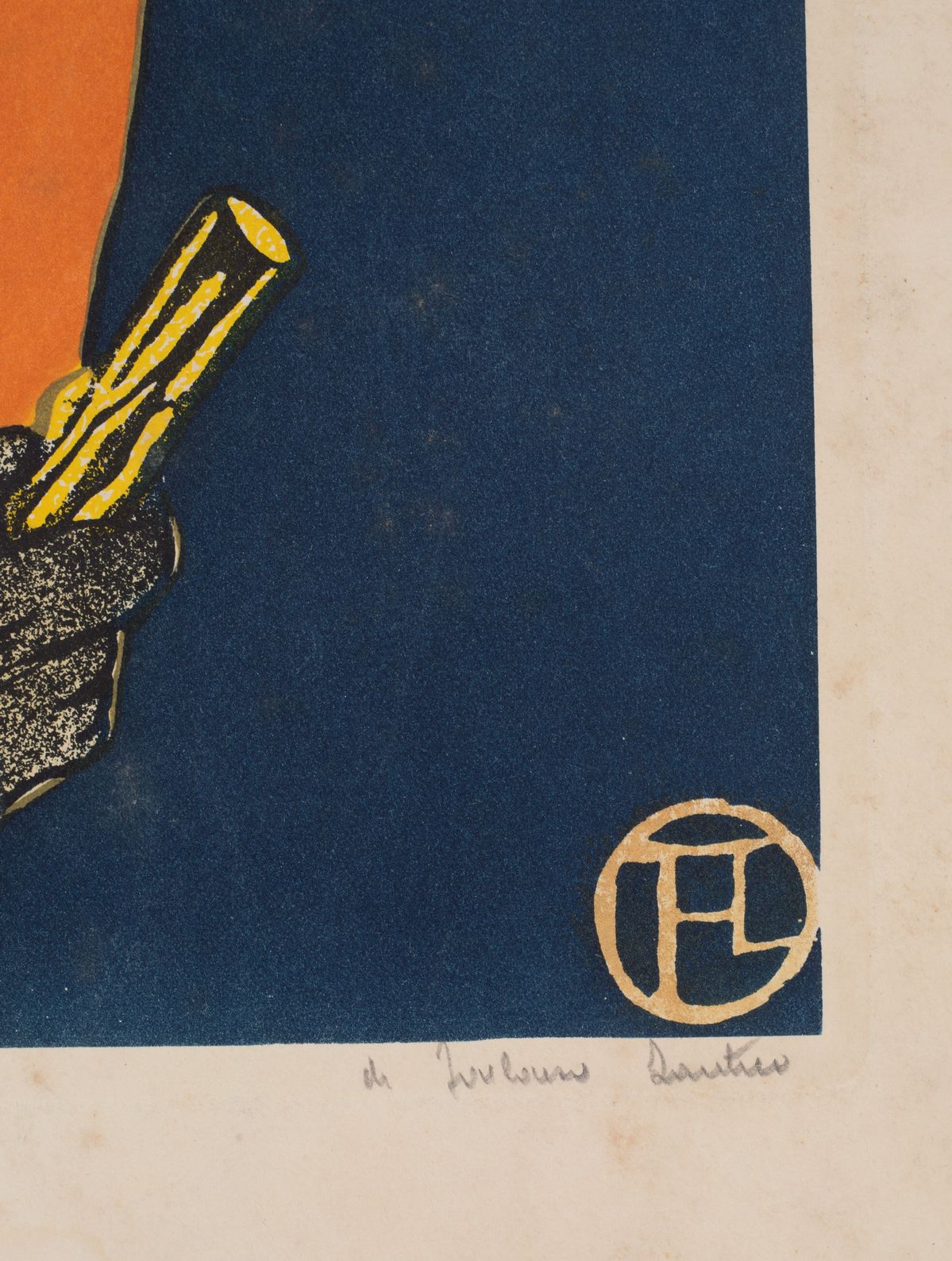 Henri De Toulouse-lautrec - Acquaforte "aristide Bruant"