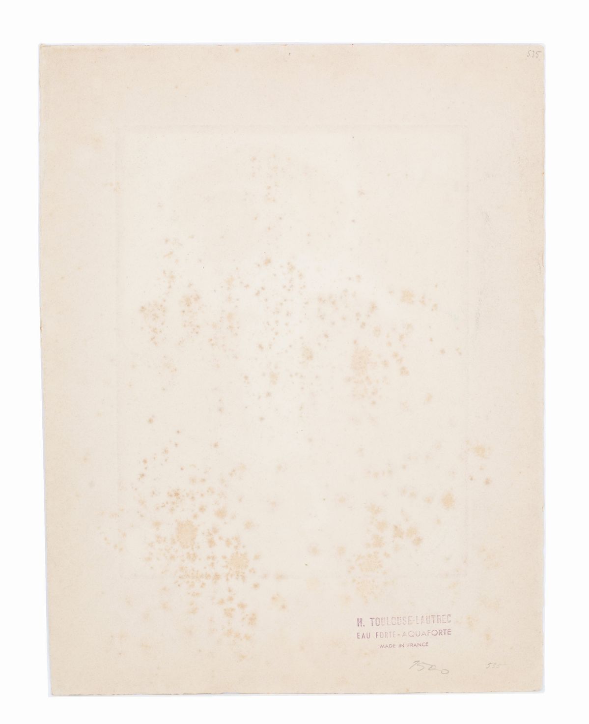 Henri De Toulouse-lautrec - Acquaforte "aristide Bruant"