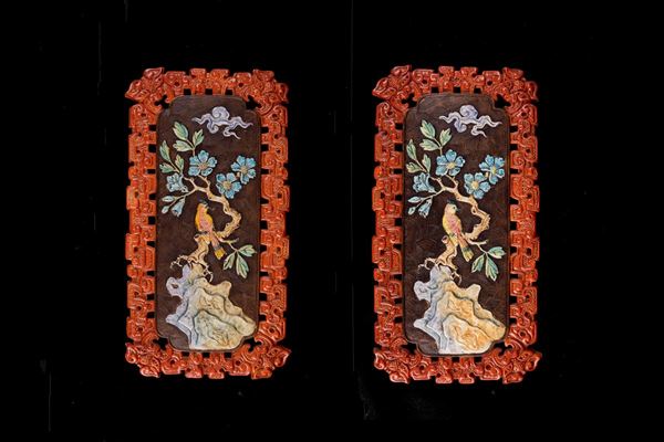 Pair of plaques