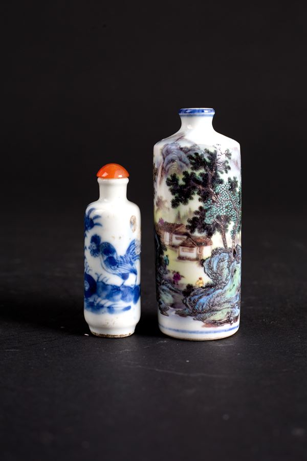 Two snuff bottles