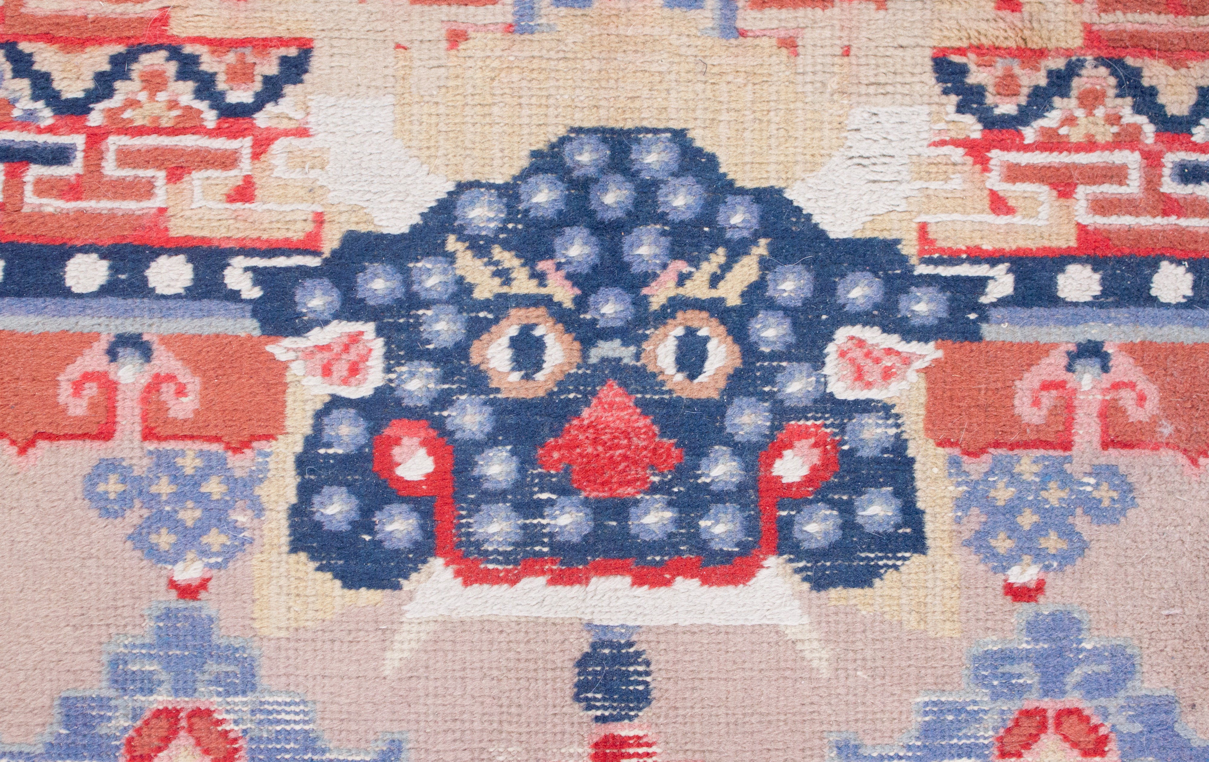 Tappeto Disegno a Draghi. Tibet