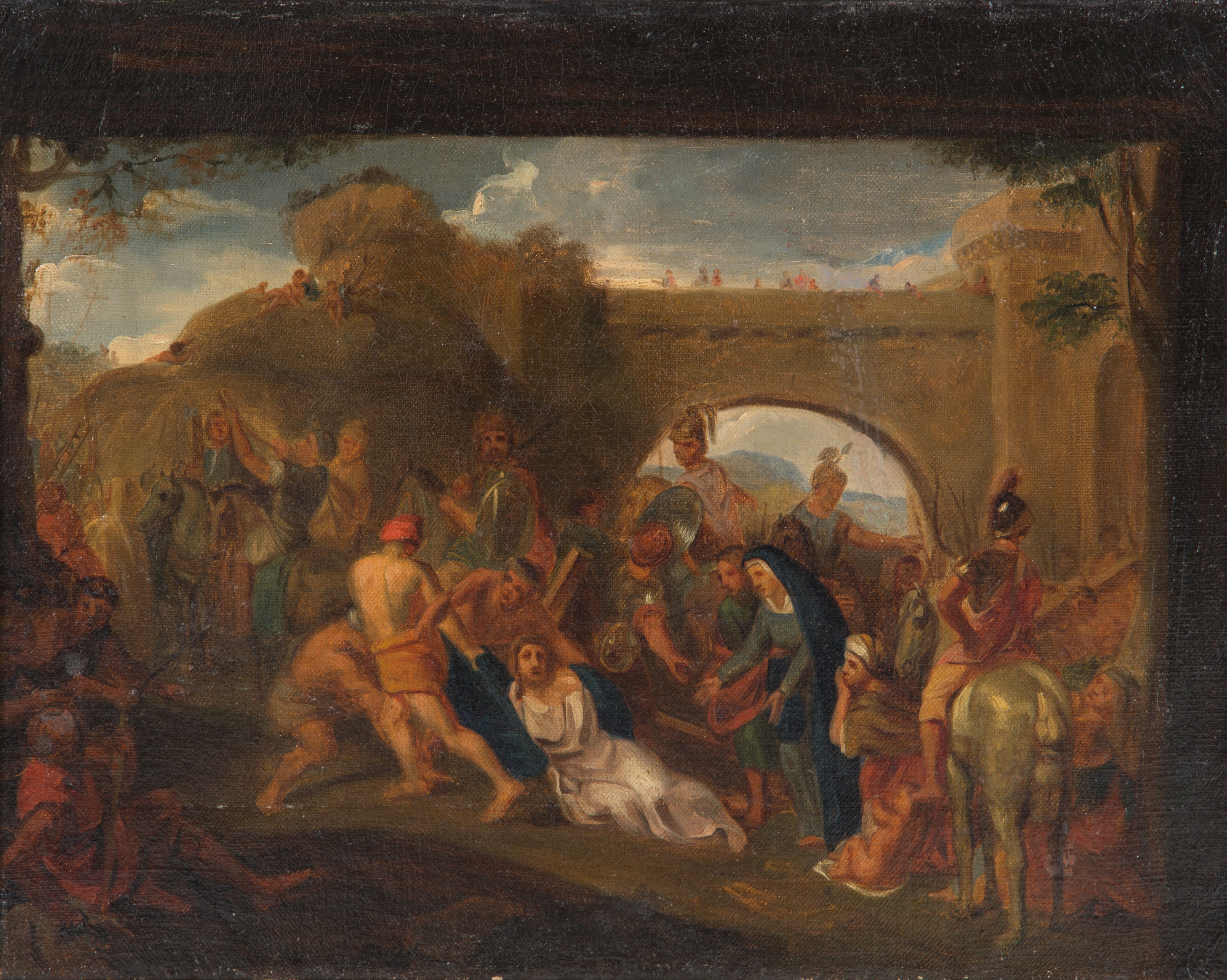 Dipinto "stazione Via Crucis"