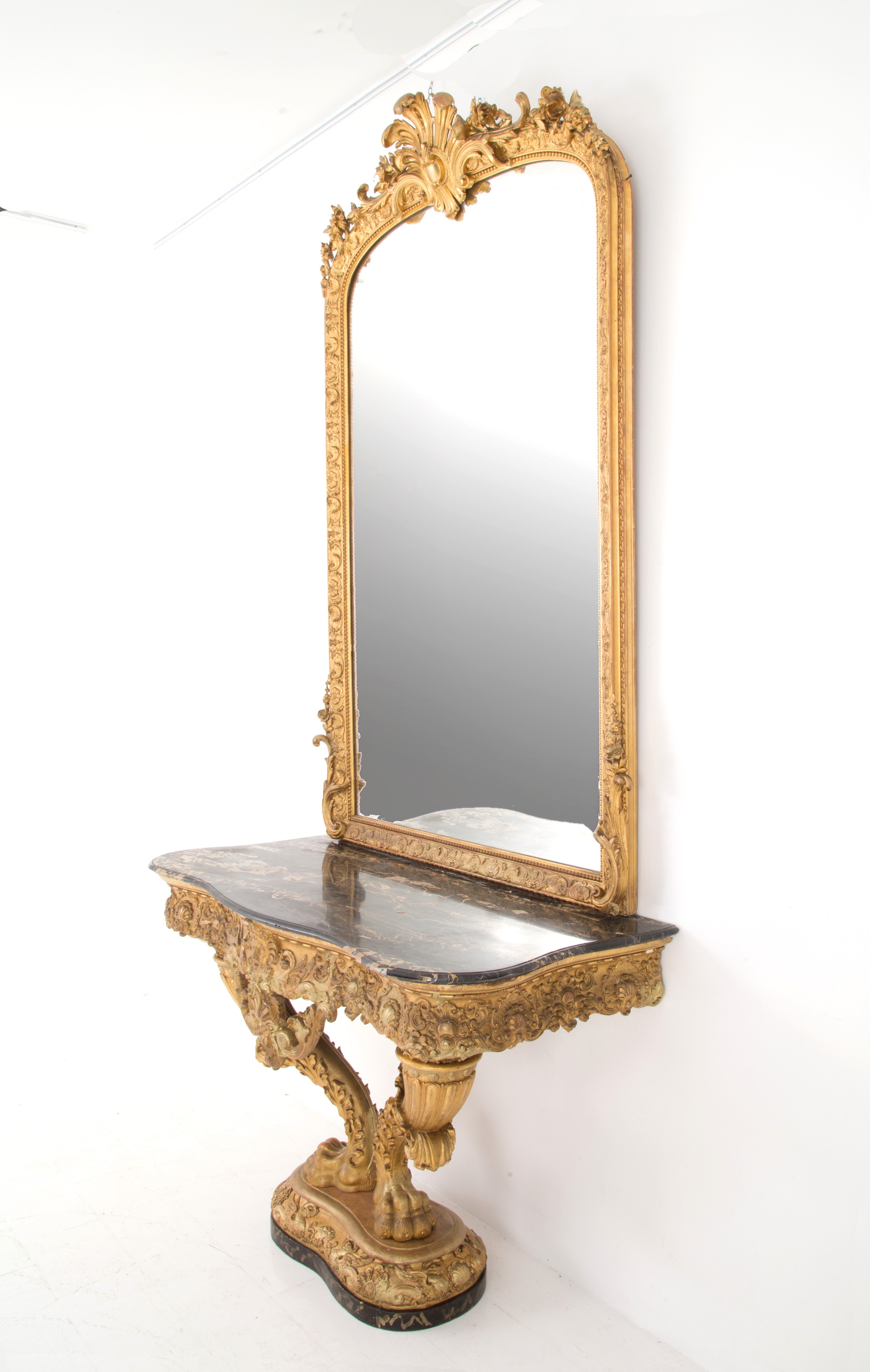 Consolle con specchiera